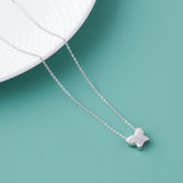 925 Sterling Silver Daily Ware  Butterfly Pendant Necklace for Women